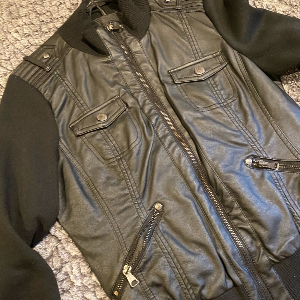 Leather jacket